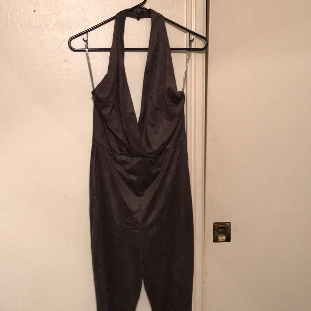 dark olive green jumpsuit